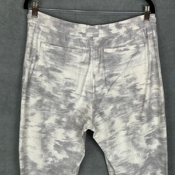 Athleta Pants Womens 12 Gray Camo Farallon Printed Jogger Sweatpants Comfort Gym - Picture 4 of 13